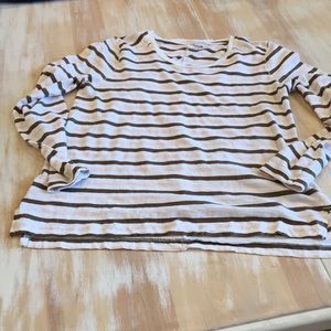 Long sleeve Madewell striped t shirt